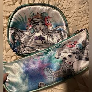 Makeup case set! Featuring the Little Mermaid- brand new with tags